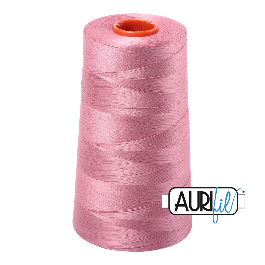 Rose Threading Victorian Rose (2445) | 50wt Cone (5900M / 6452Y) | Aurifil Thread ...