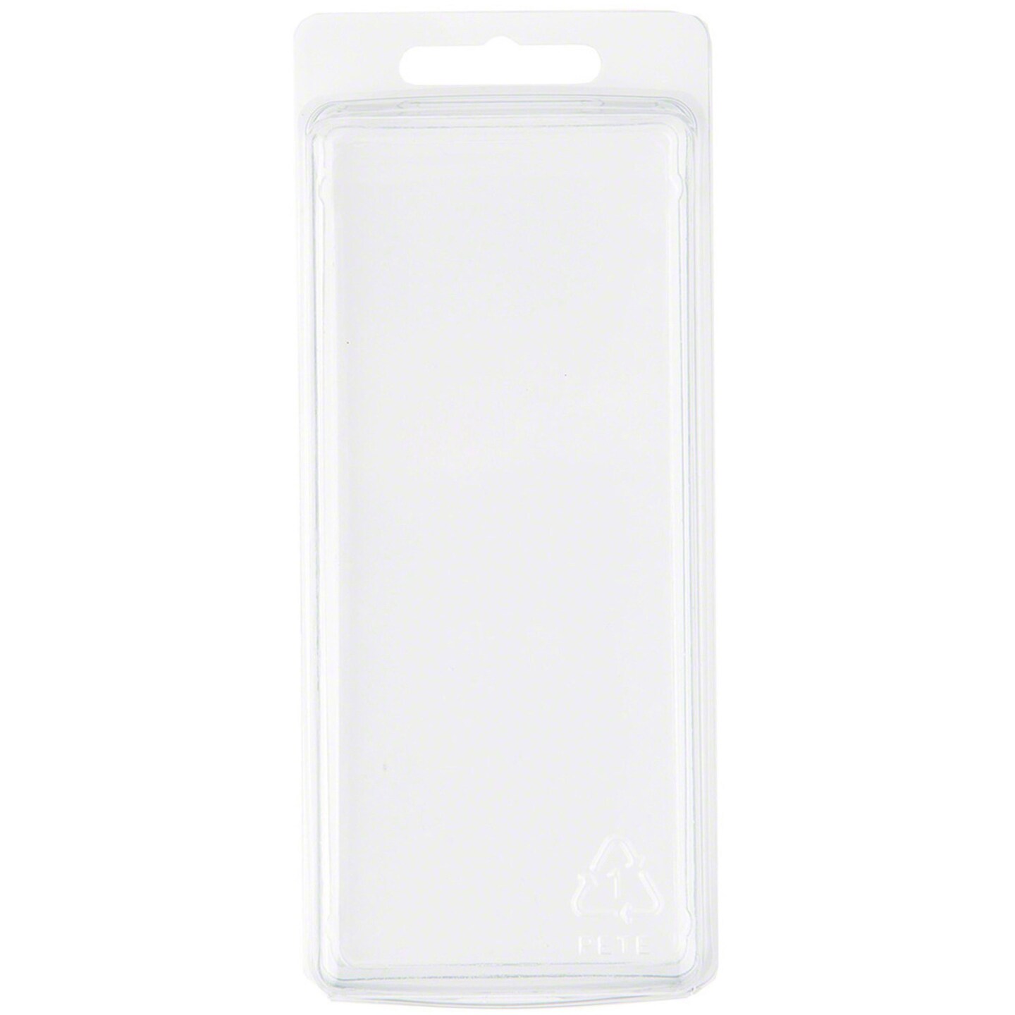 Collecting Warehouse Clear Plastic Clamshell Package / Storage Container, 5.375" H x 2.25" W x 1.25" D