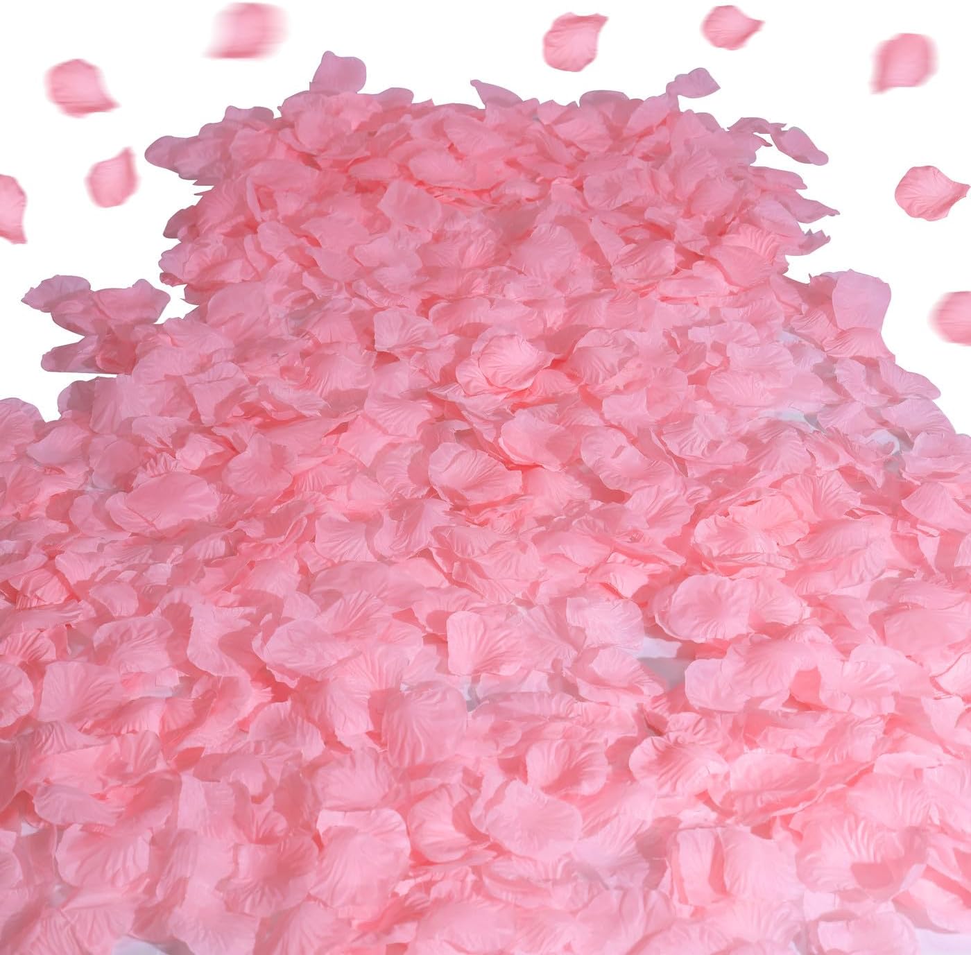1500PCS Pink Rose Petals Silk Rose Petals for Romantic Night for Her Set Valentine's Day,Wedding,Party,Proposal Anniversary Decorations