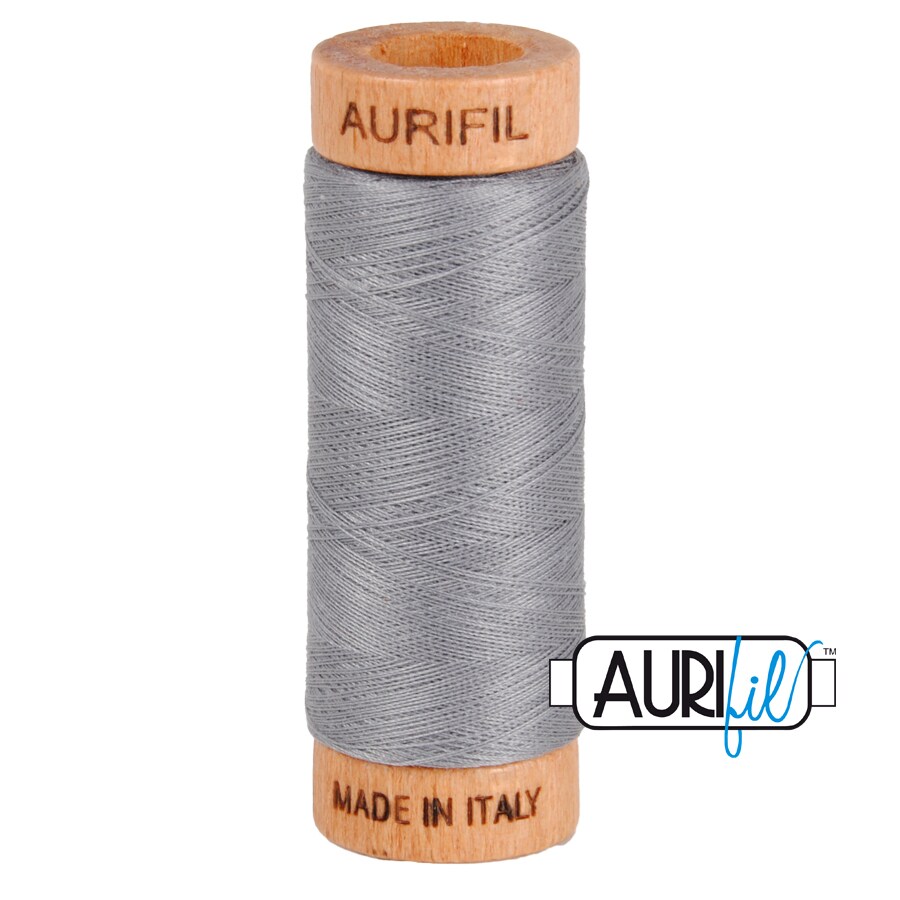 Grey (2605) | 80wt Small Spool (274M / 300Y) | Aurifil Thread