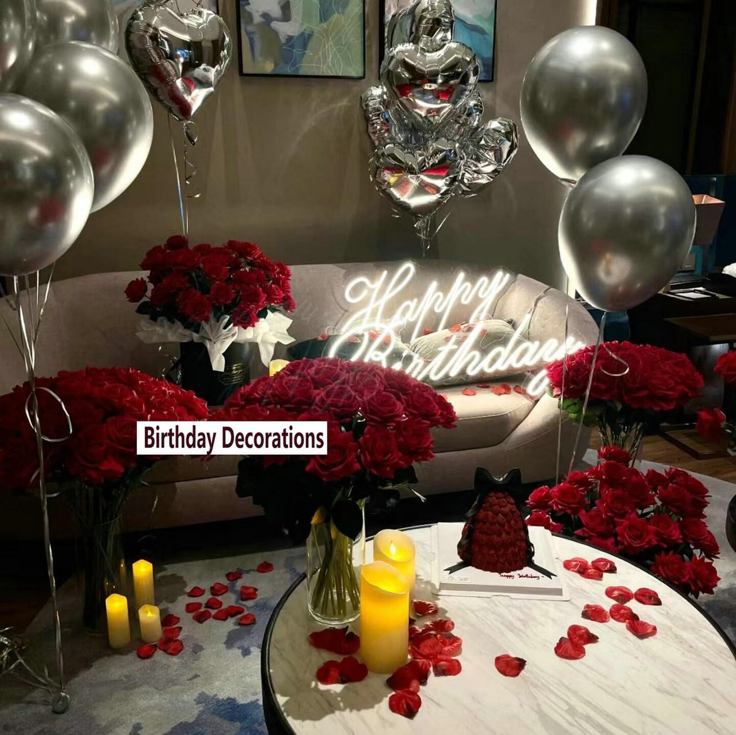 2200 PCS Dark-Red Silk Rose Petals for Romantic Night,Wedding,Proposal Anniversary Flower Decorations