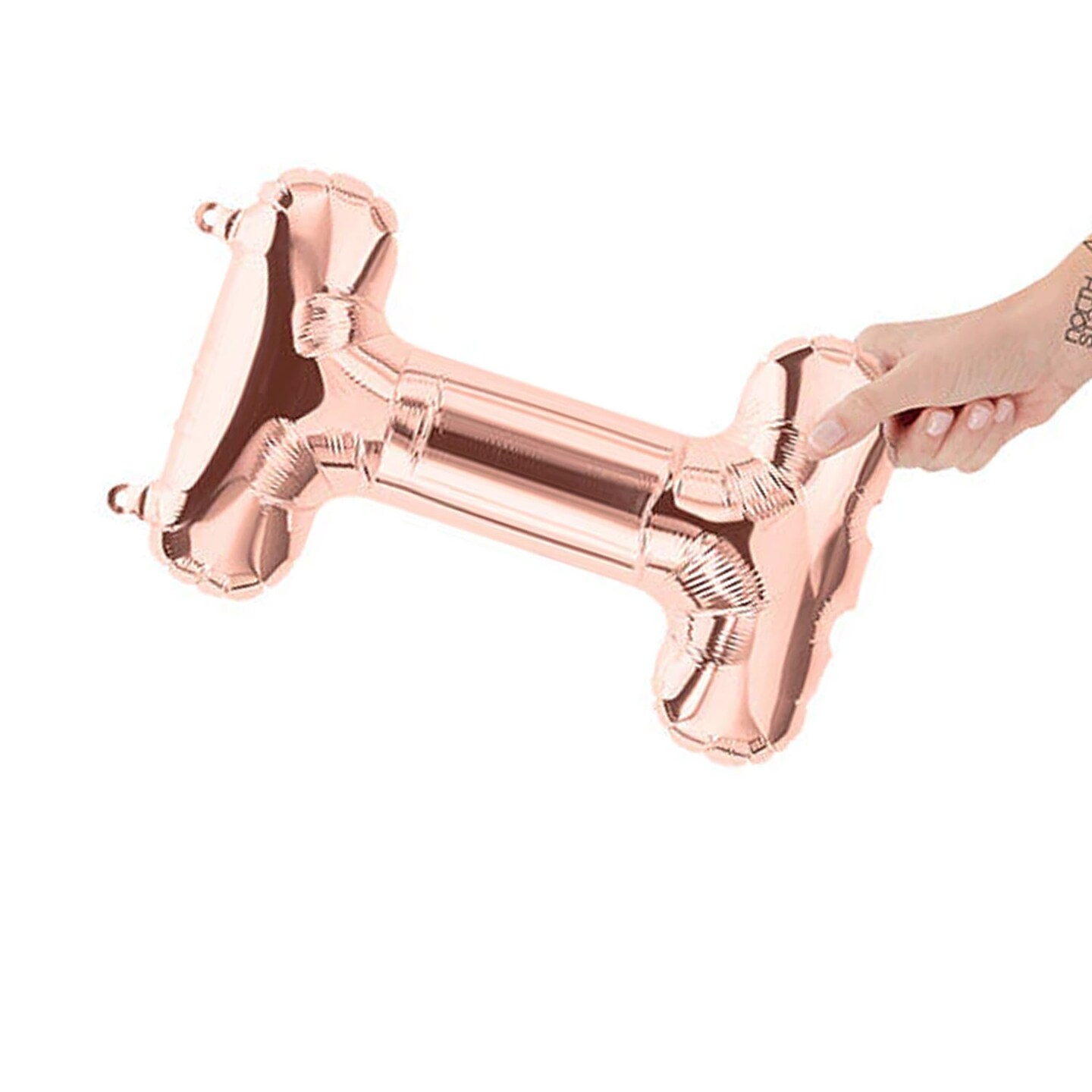 NorthStar Balloons&#xAE; 16 Inch Letter I Rose Gold Air Fill Only