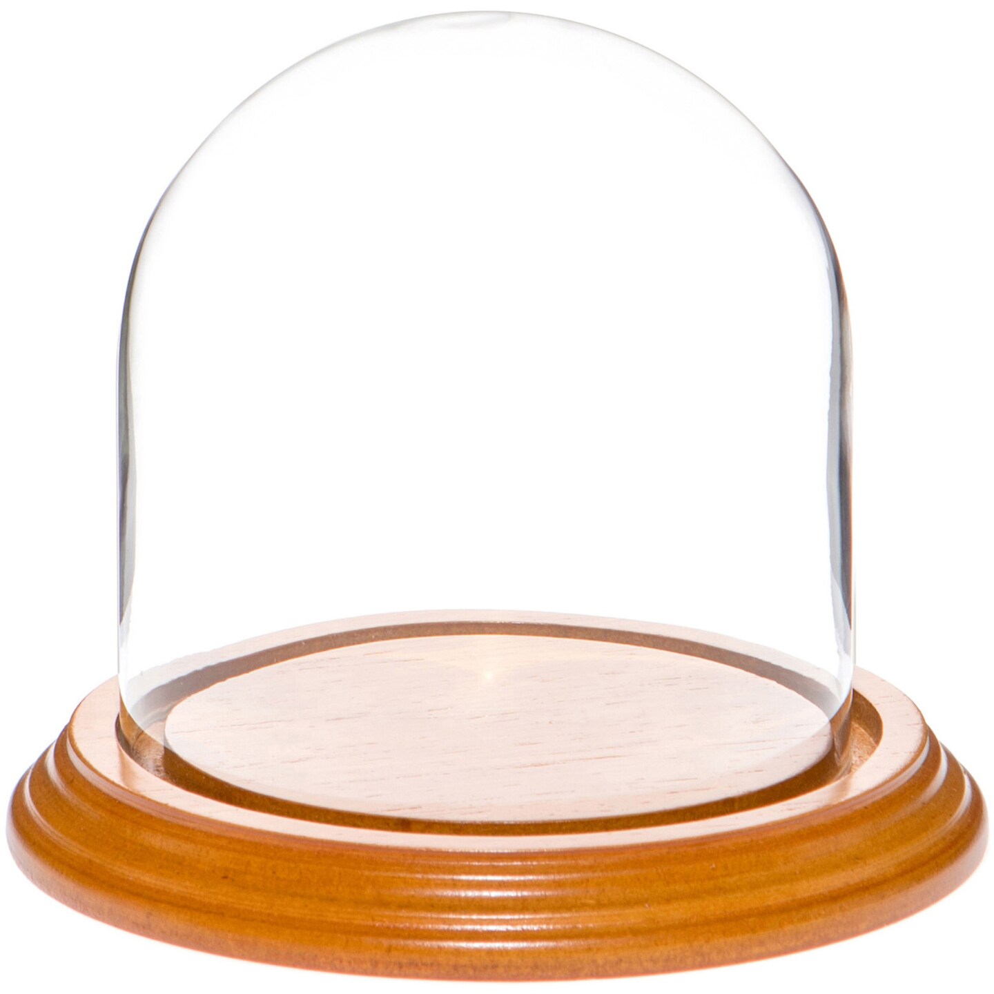 Plymor 4&#x22; x 4&#x22; Glass Display Dome Cloche