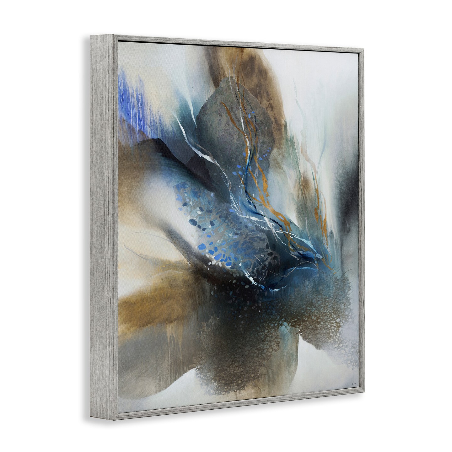 Stupell Industries Solemn Neutral Atmosphere Framed Giclee Design by K. Nari