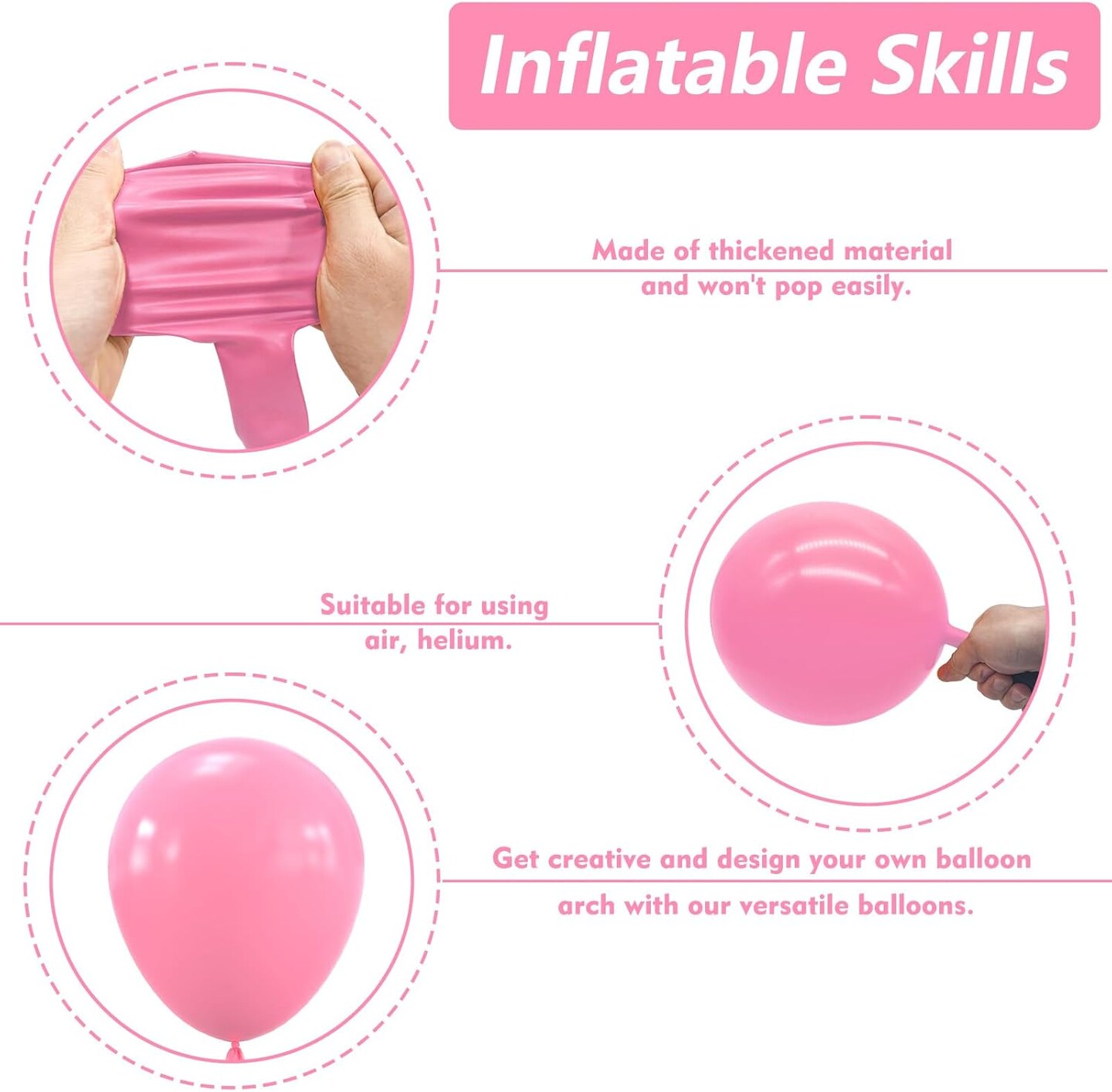 102PCS Red Latex Balloon Arch Kit