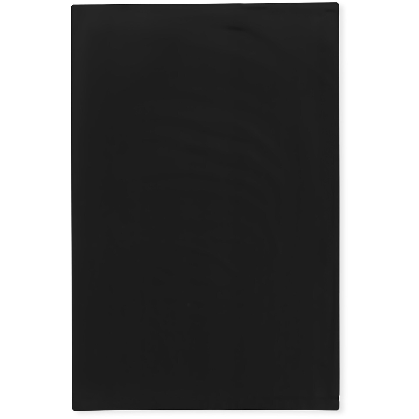 Plymor 6&#x22; x 9&#x22;, Black 2 Mil Flat Open Plastic Poly Bags