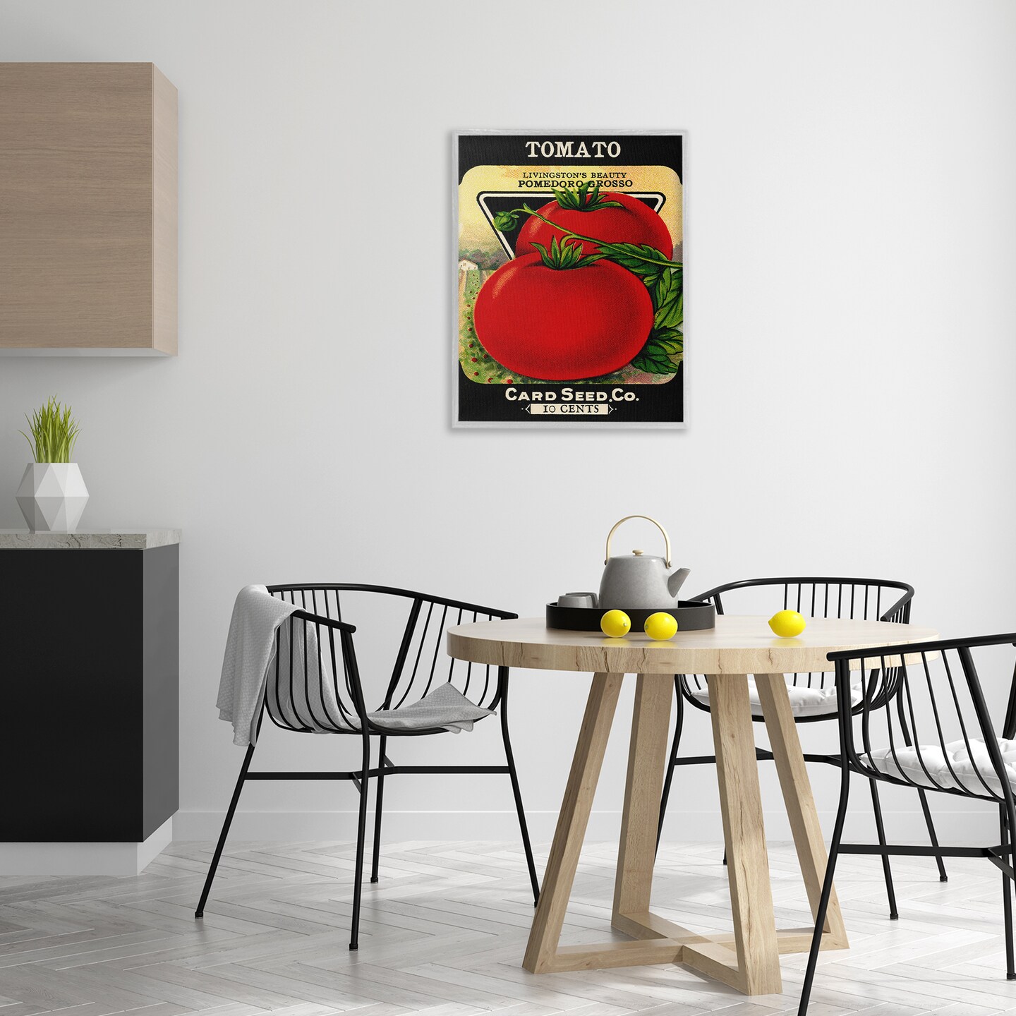 Stupell Industries Vintage Garden Tomato Framed Giclee Design by Lil' Rue