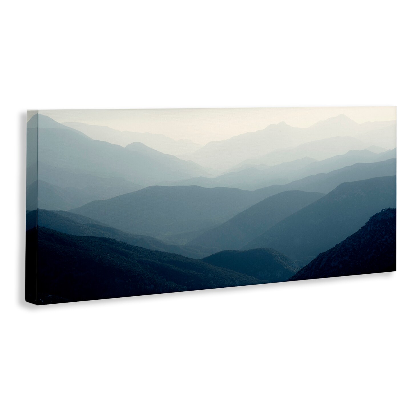 Stupell Industries Foggy Blue Mountains Canvas Design by Gemma Bardot