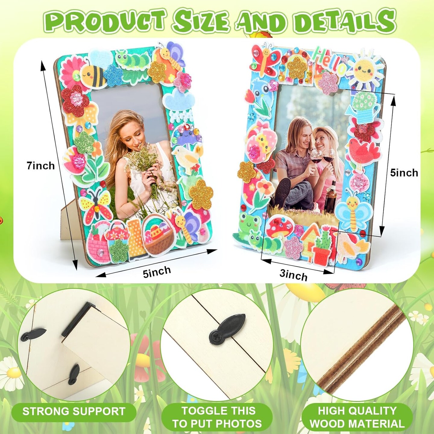 2 Pack Spring Picture Frame Painting Craft Kit
