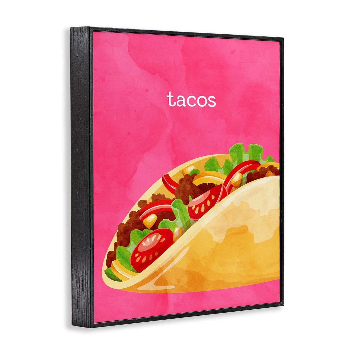 Stupell Industries Tacos Mexican Cuisine Framed Giclee Design by Kim Allen