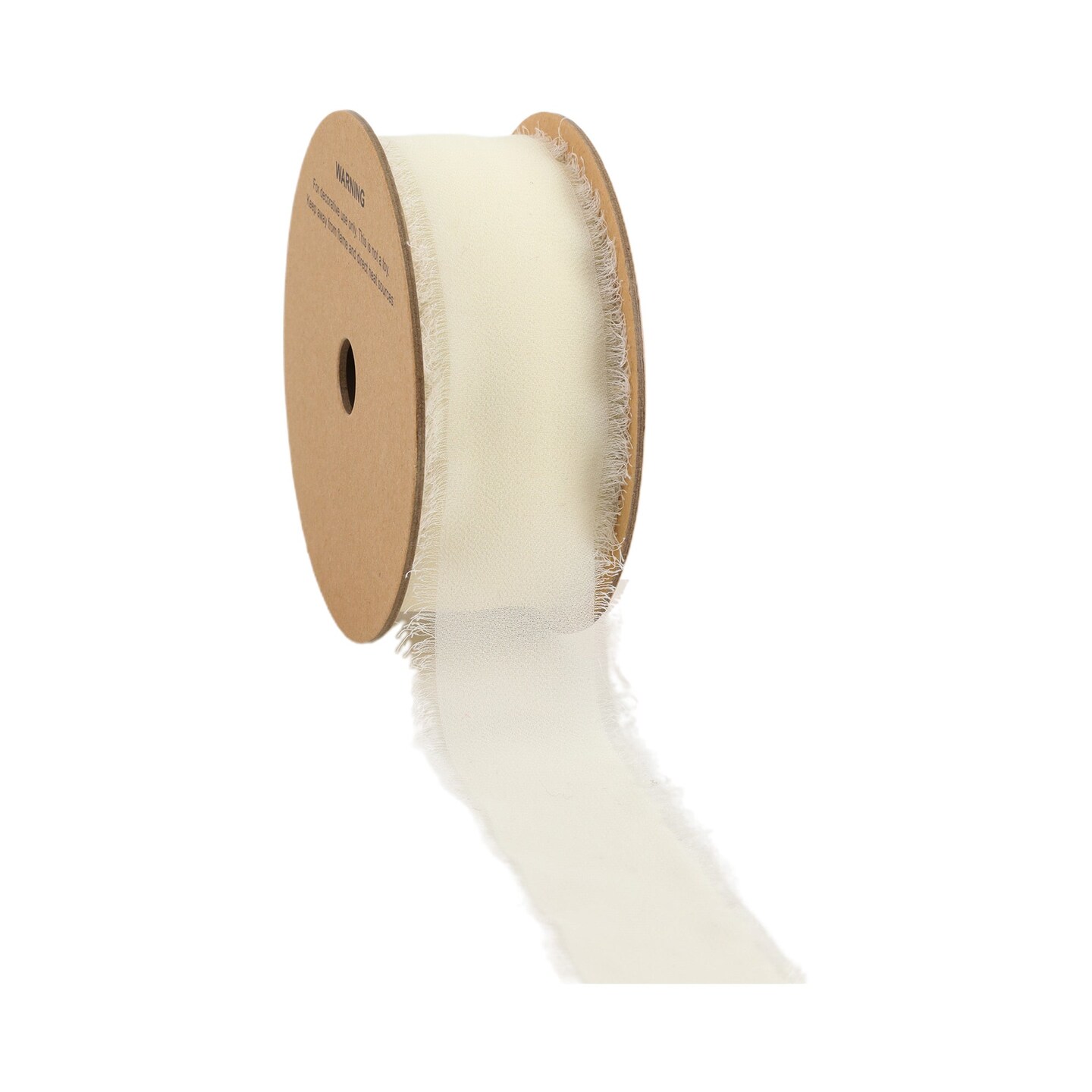 LaRibbons 1 1/2&#x22; Frayed Edge Chiffon Ribbon | 10 Yard Roll