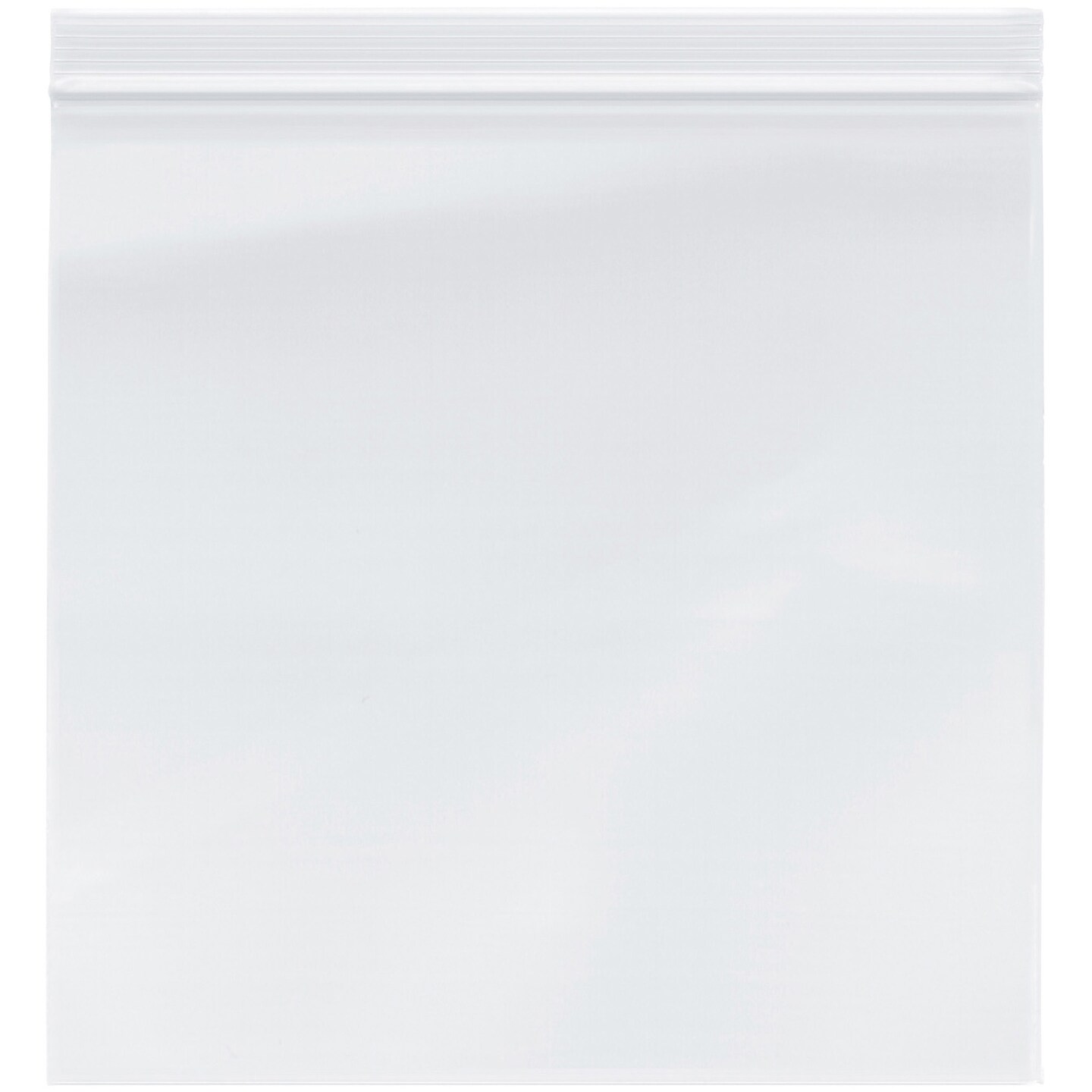 Plymor 10" x 10", 4 Mil Heavy Duty Zipper Reclosable Plastic Bags
