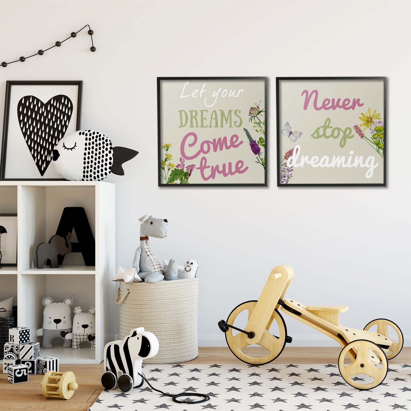 Stupell Industries Motivational Dream Sentiments 2pc Framed Giclee Set Design by Kim Allen