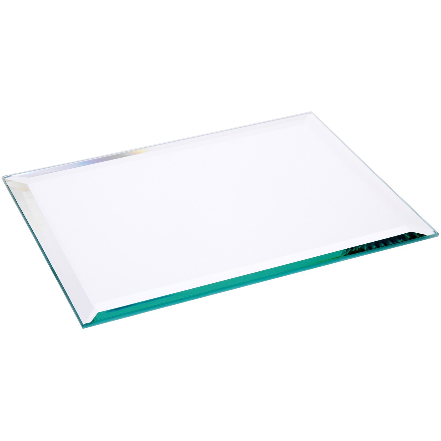 Plymor 6&#x22; x 8&#x22; Rectangle, 5mm Thick Beveled Glass Mirror