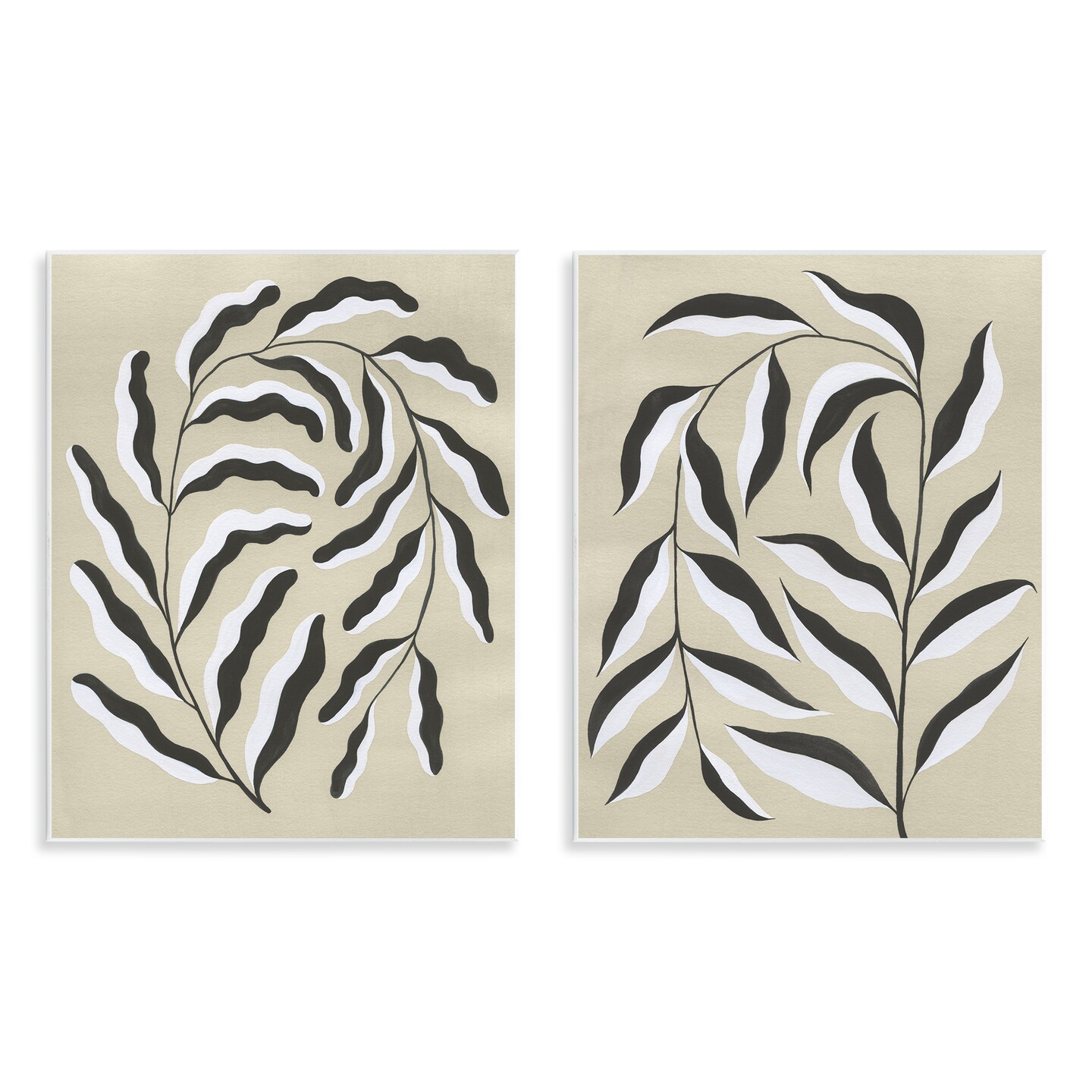 Stupell Industries Midcentury Mod Botanicals Wall Plaque Design by Grace Popp