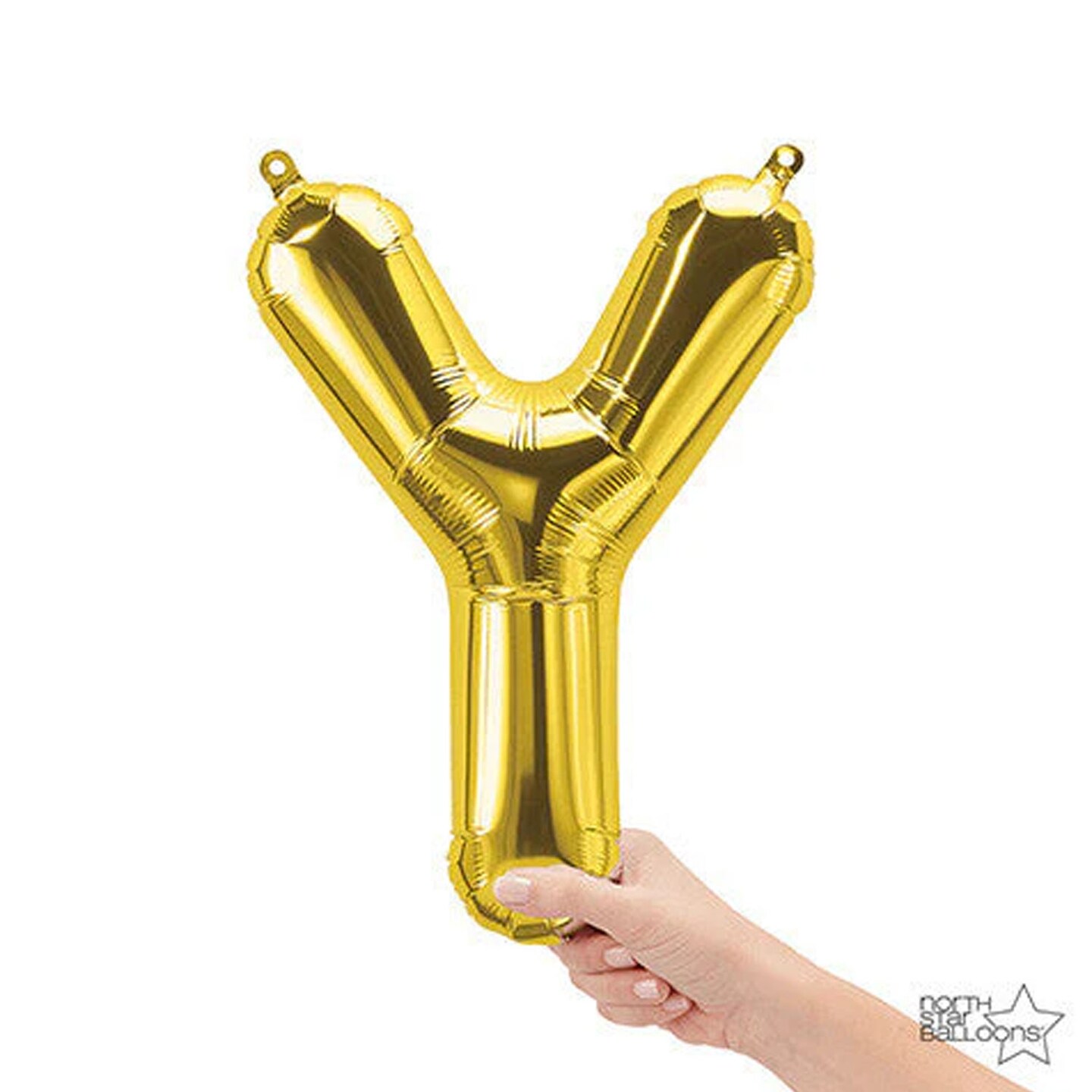 NorthStar Balloons&#xAE; 16&#x22; Gold Letter Y Balloon Air Fill Only