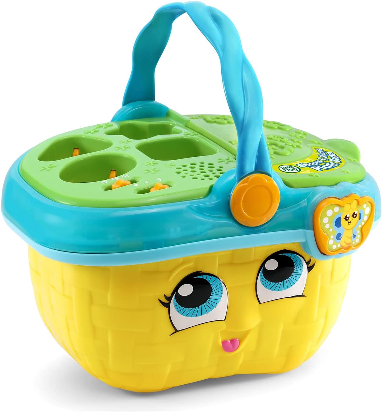 Shapes and Sharing Picnic Basket (Frustration Free Packaging), Yellow