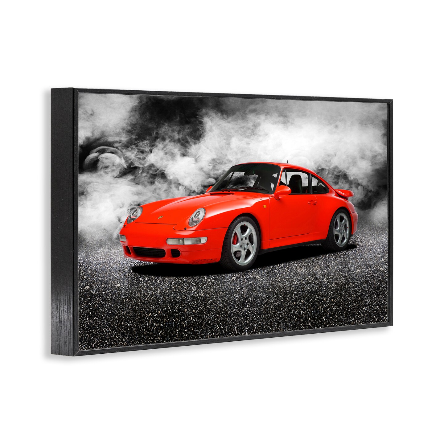 Stupell Industries Bold Red Sports Car Framed Giclee Design by Mark Rogan