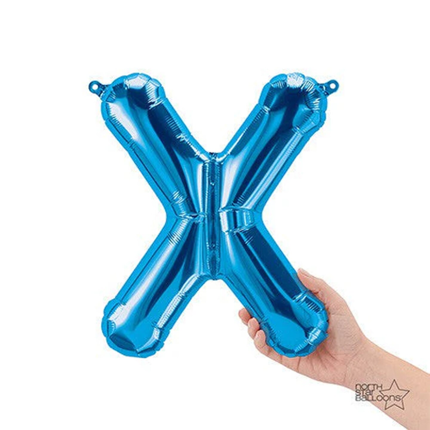 NorthStar Balloons&#xAE; 16 Inch Letter X Blue Air Fill Only