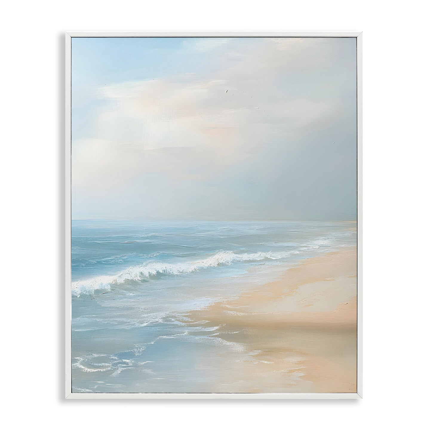 Stupell Industries Serenity Beach View Framed Giclee Design by Franklyn ...