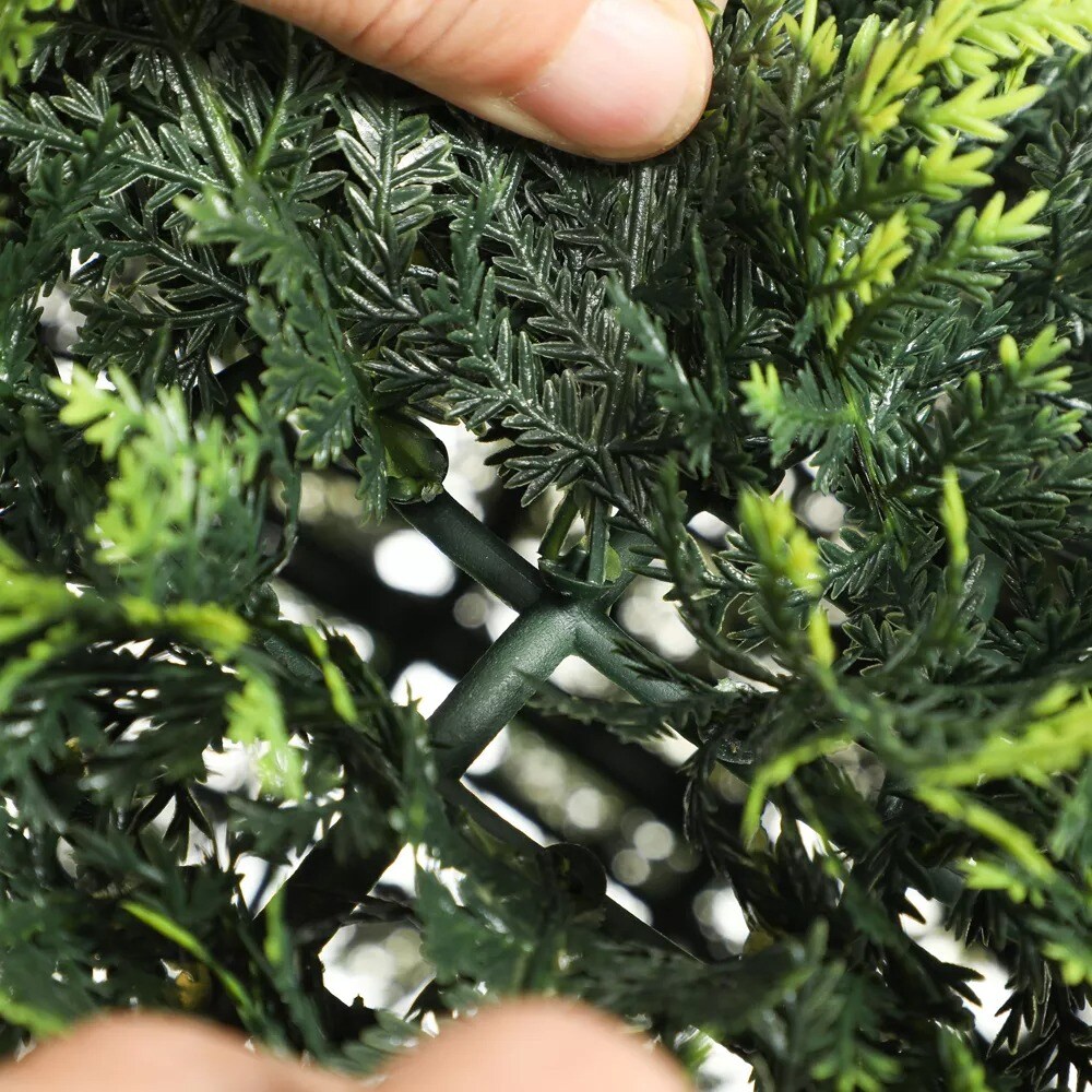 2x Artificial Plant Topiary Balls Greenery Decor