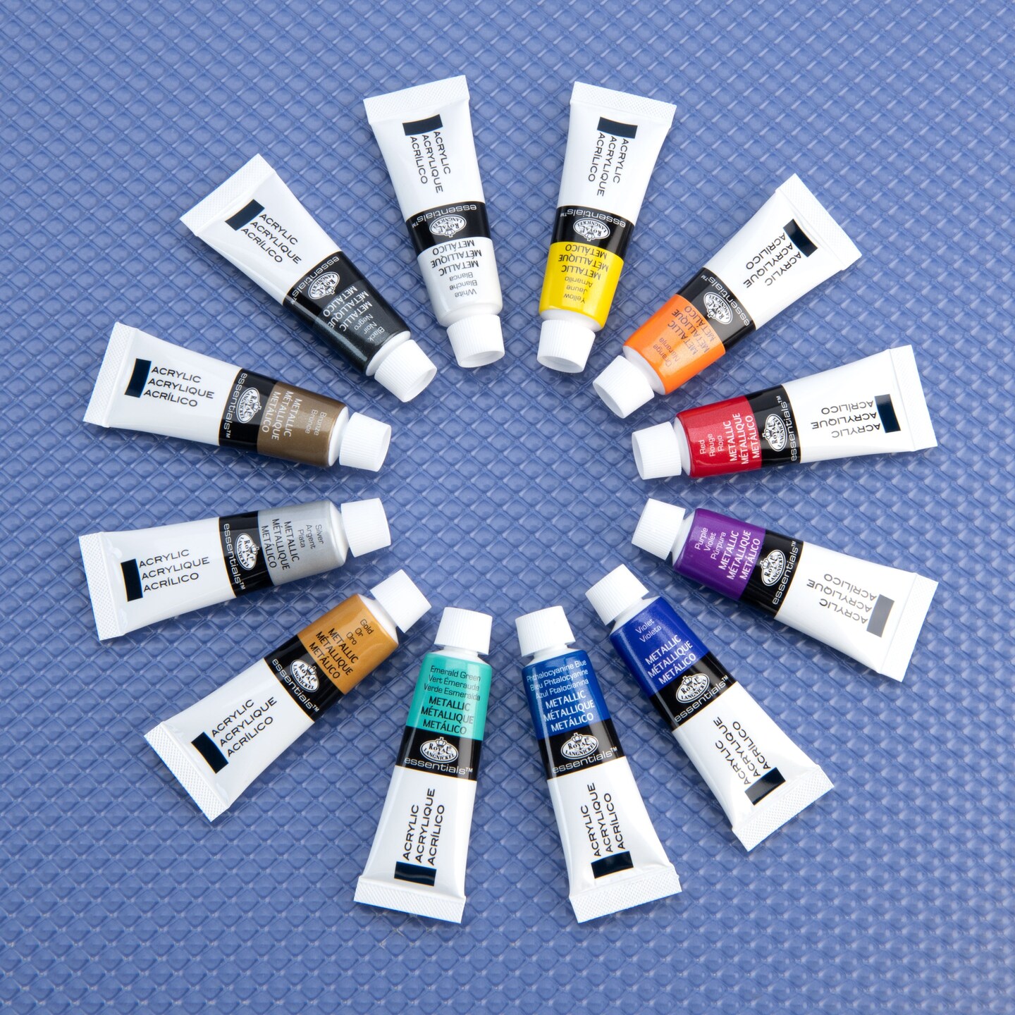 ACRMET-12 | Essentials&#x2122; 12pc Metallic Acrylic Paint Pack