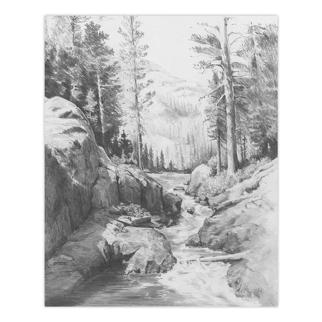 SKBN6 | Sketching Made Easy&#x2122; Shadow Lake 10pc 8.75&#x22; x 11.75&#x22; Sketching Art Project