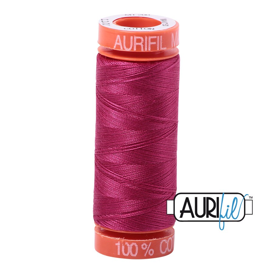 Red Plum (1100) | 50wt Small Spool (200M / 220Y) | Aurifil Thread