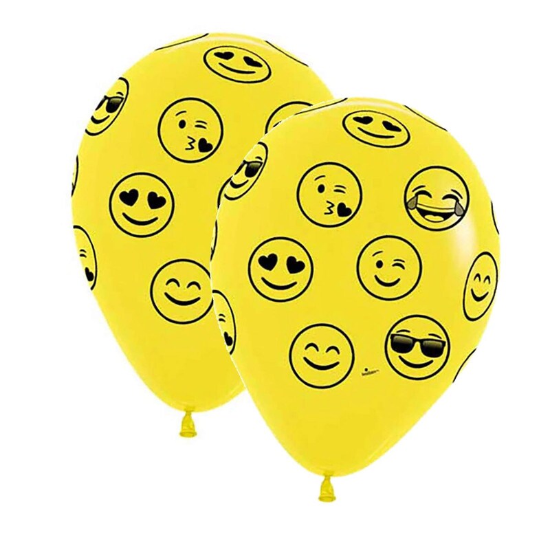 Sempertex&#xAE; 11 Inch Emoji Latex Balloons