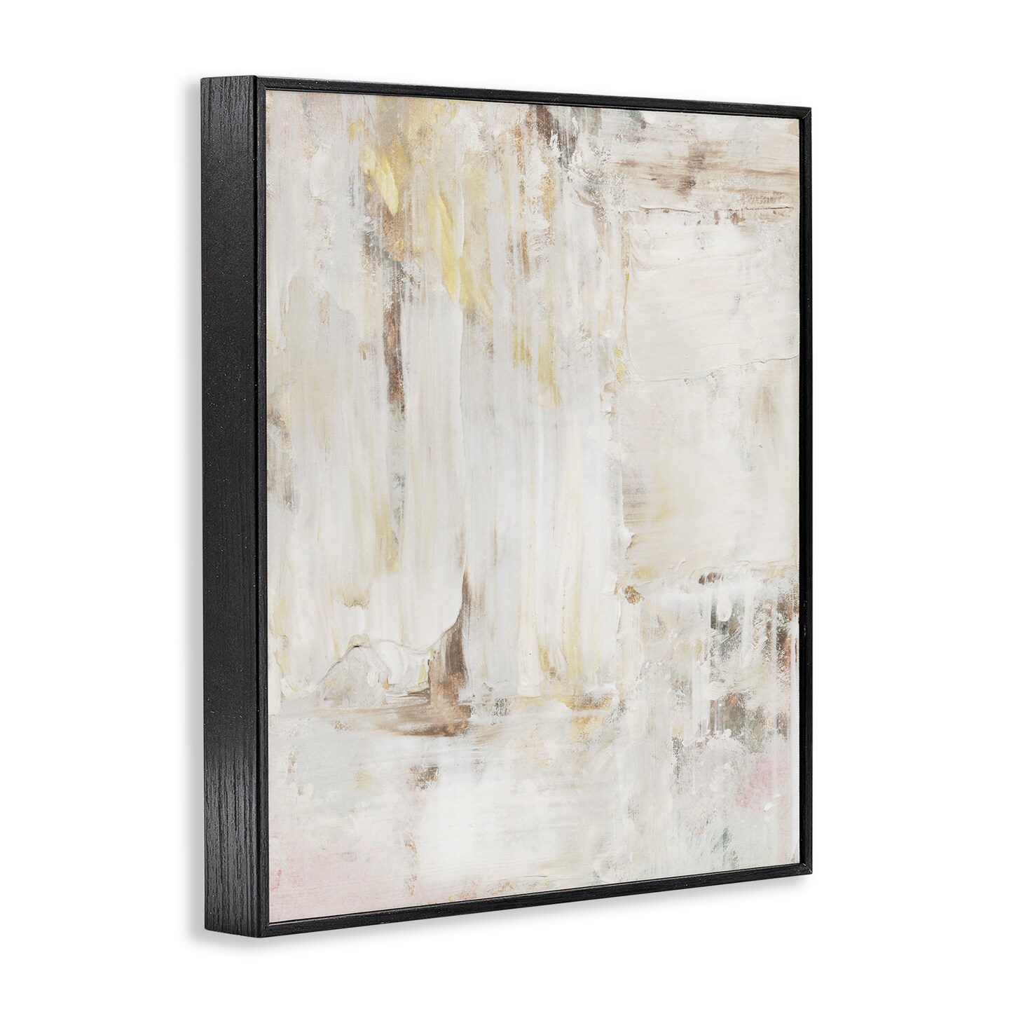 Stupell Industries Natural Muted Abstract Framed Giclee Design by Victoria Barnes