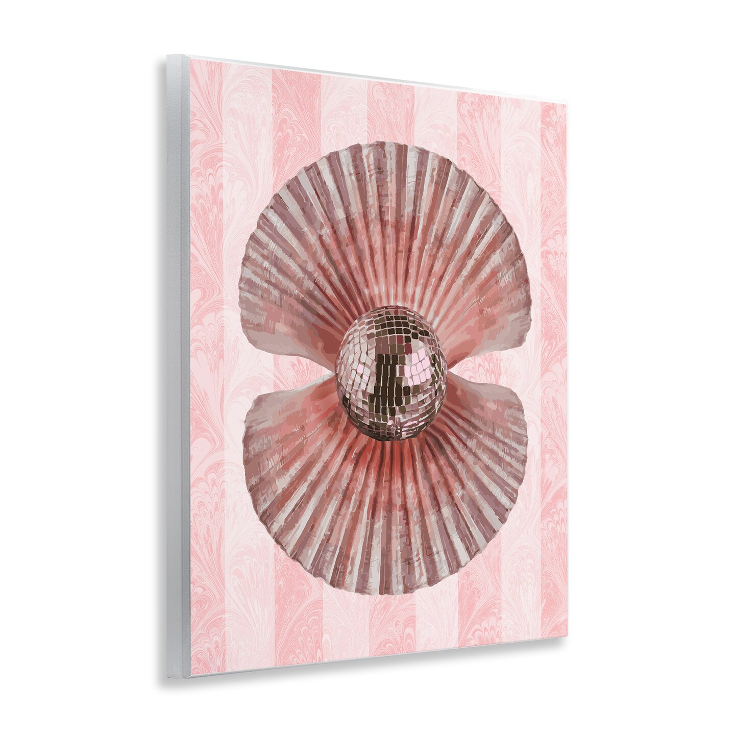Stupell Industries Disco Pearl in Clam Shell Wall Plaque Design by Lil' Rue
