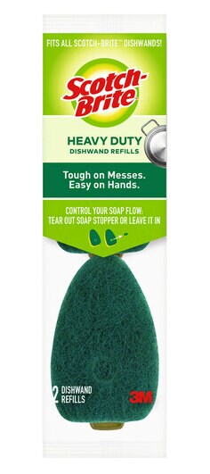 Scotch-Brite® Heavy Duty Dishwand Refills Shelf Merchandiser 481-SM