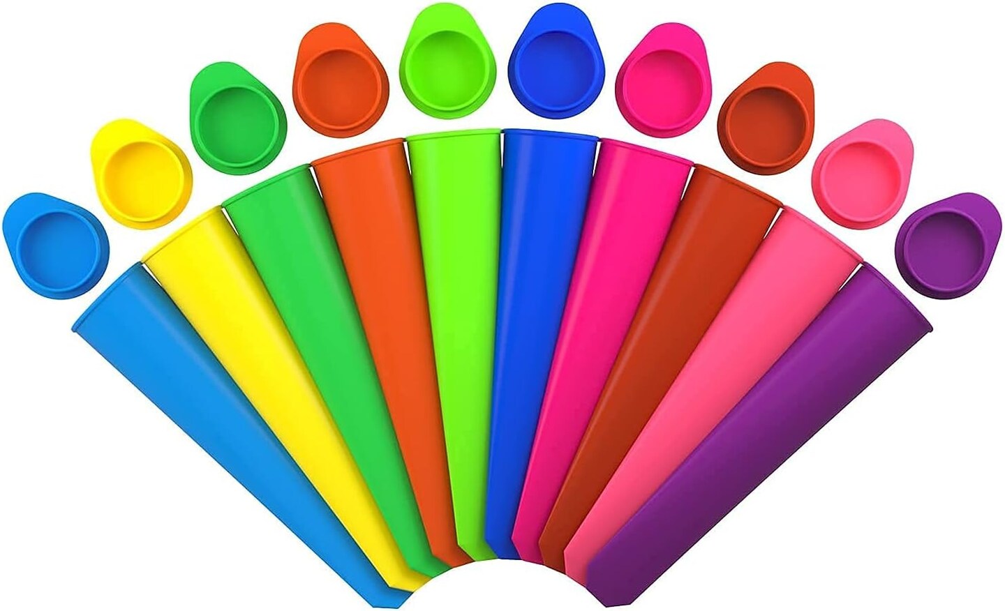 Silicone Popsicle Molds ice Pop Mould - Set of 10 Tubes - Food Grade - Freezer Tubes Make Healthy Food