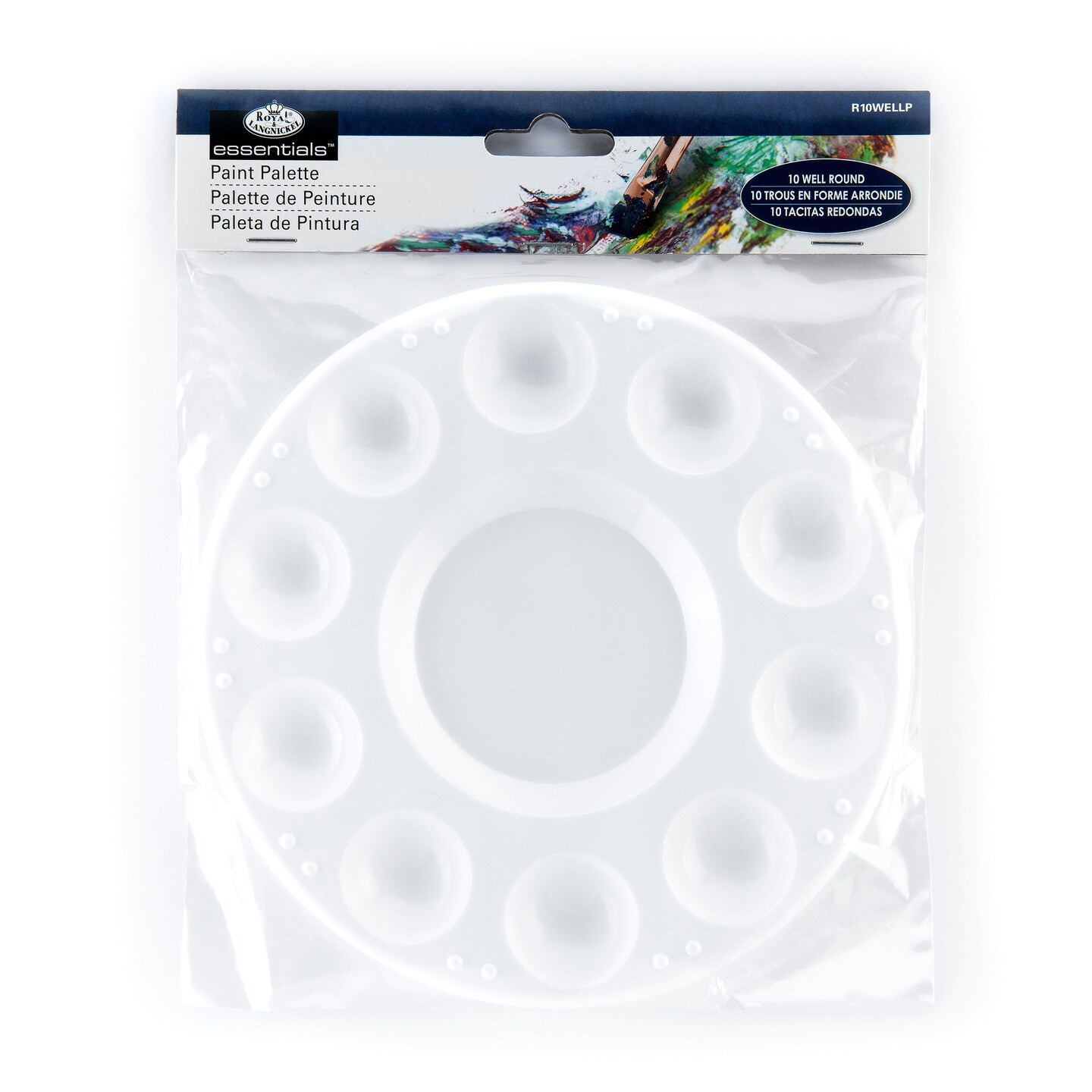 R10WELLP | Essentials&#x2122; Round Plastic 10-Well Palette