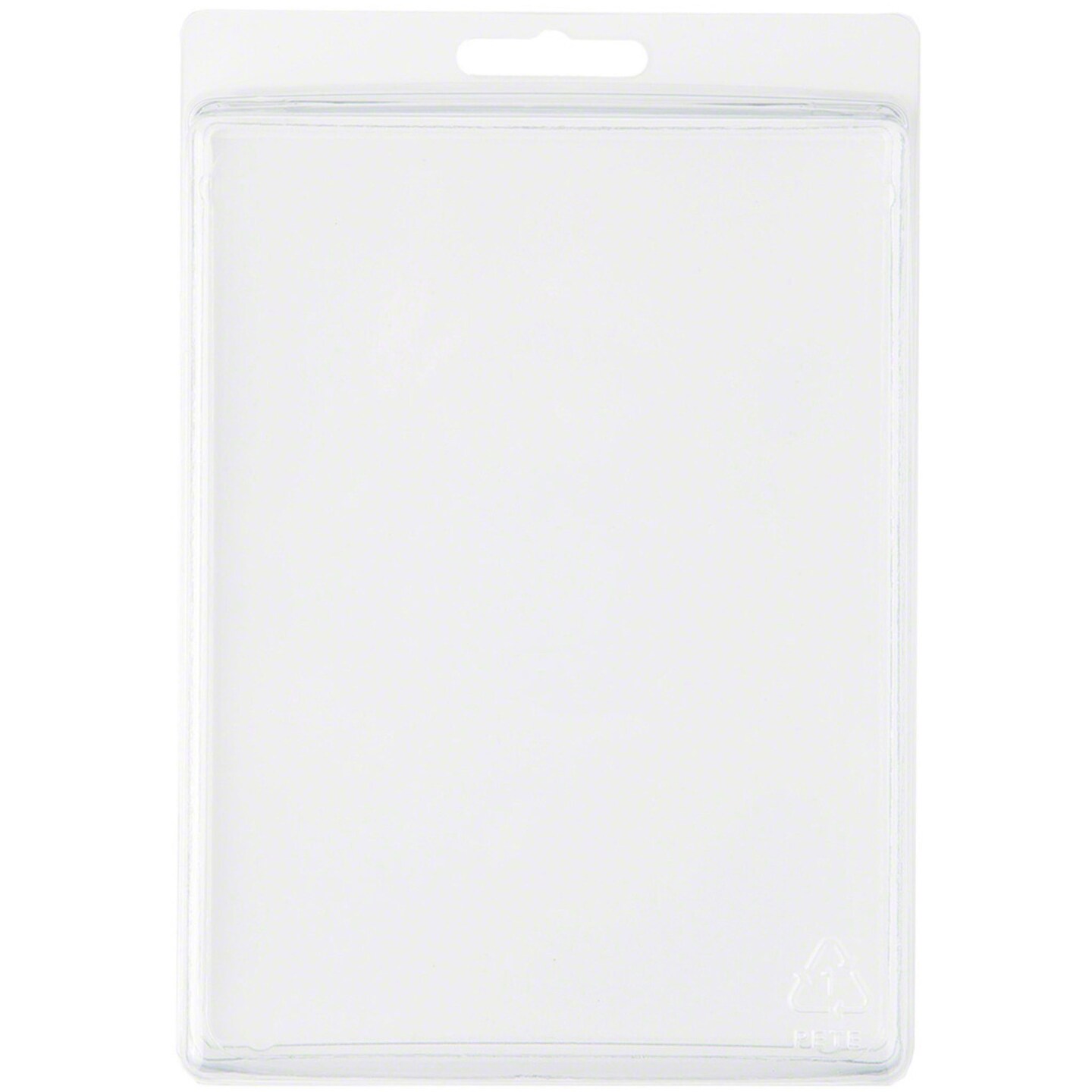 Collecting Warehouse Clear Plastic Clamshell Package / Storage Container, 6.31" H x 4.75" W x 1.25" D