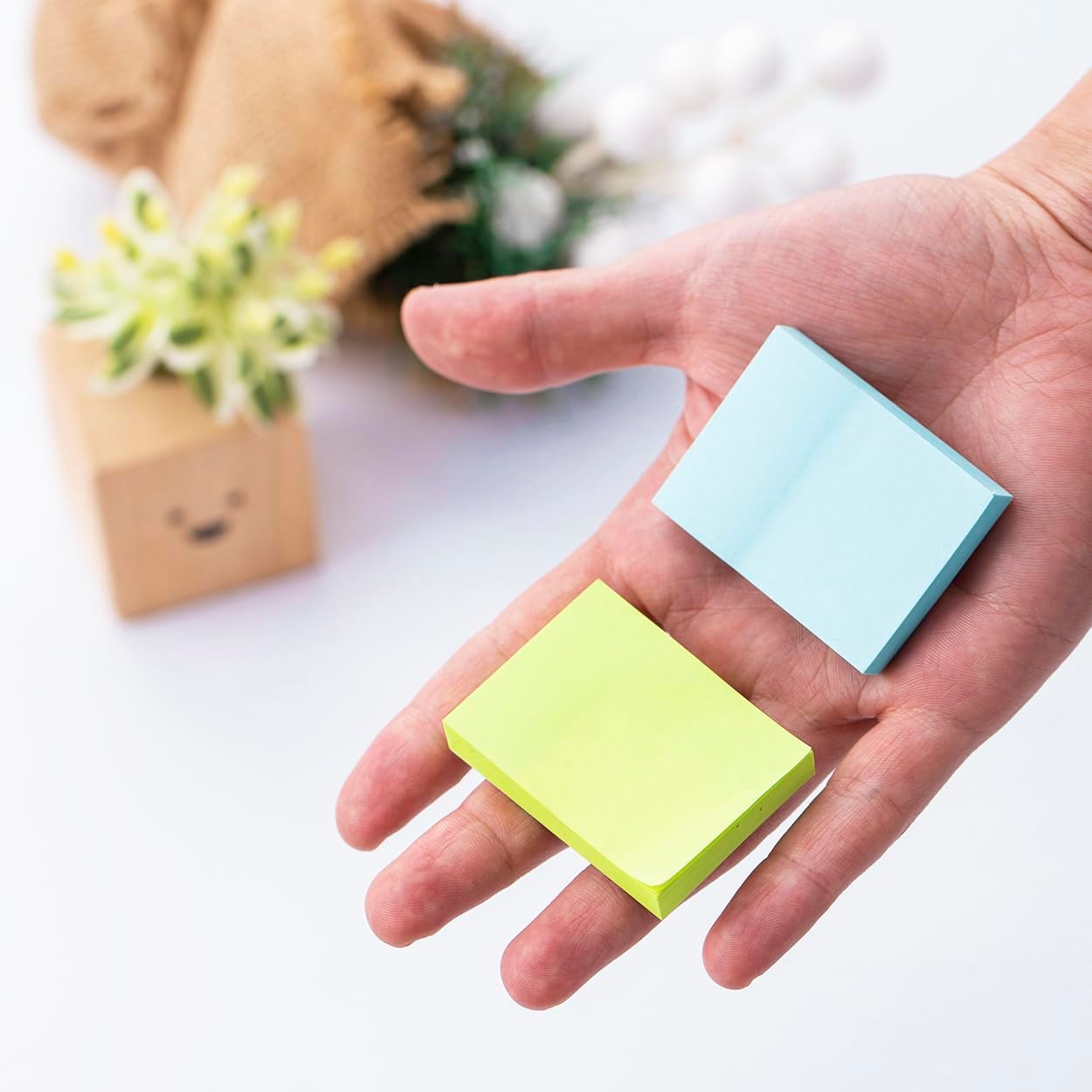 Sticky Notes, Bright Colors Self-Stick Pads, 24 Pack, 75 Sheets/Pad,1800 Sheets