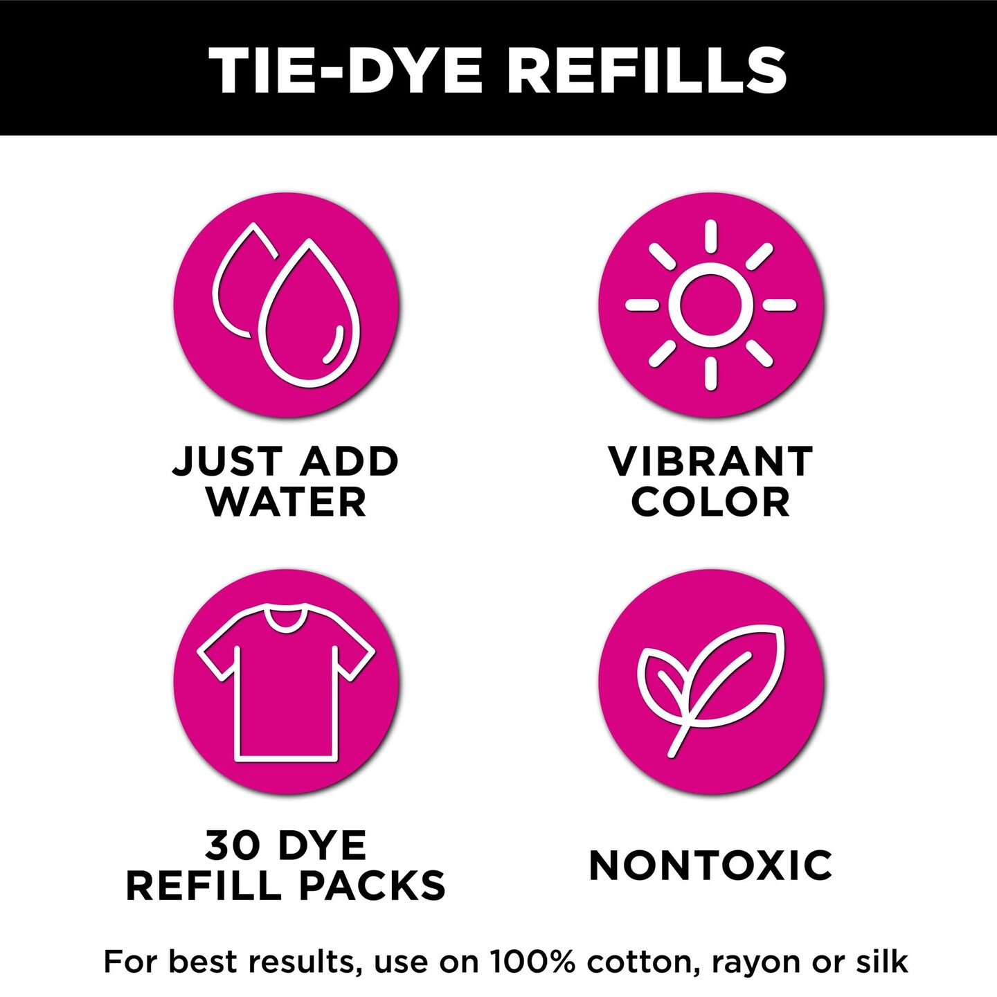 Tulip Tie-Dye Refills Color Wheel 30 Pack
