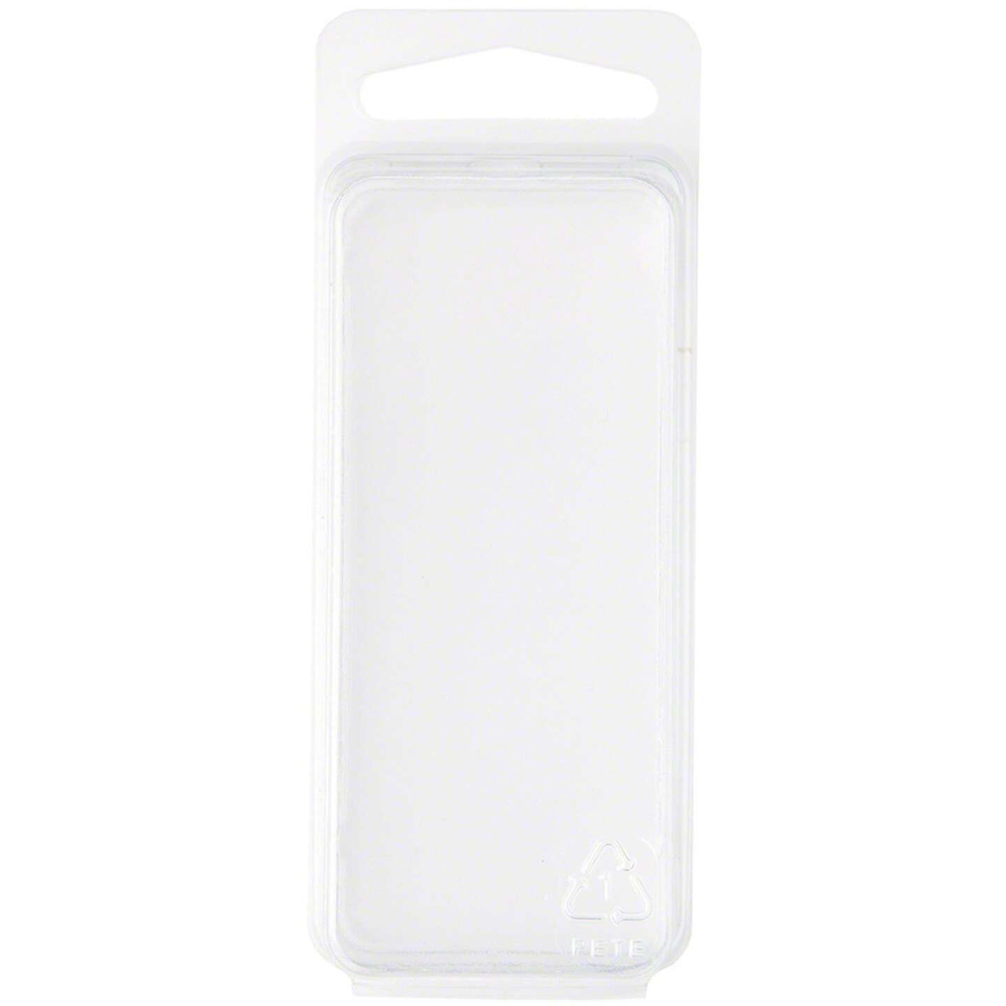 Collecting Warehouse Clear Plastic Clamshell Package / Storage Container, 3.06" H x 1.25" W x 1" D