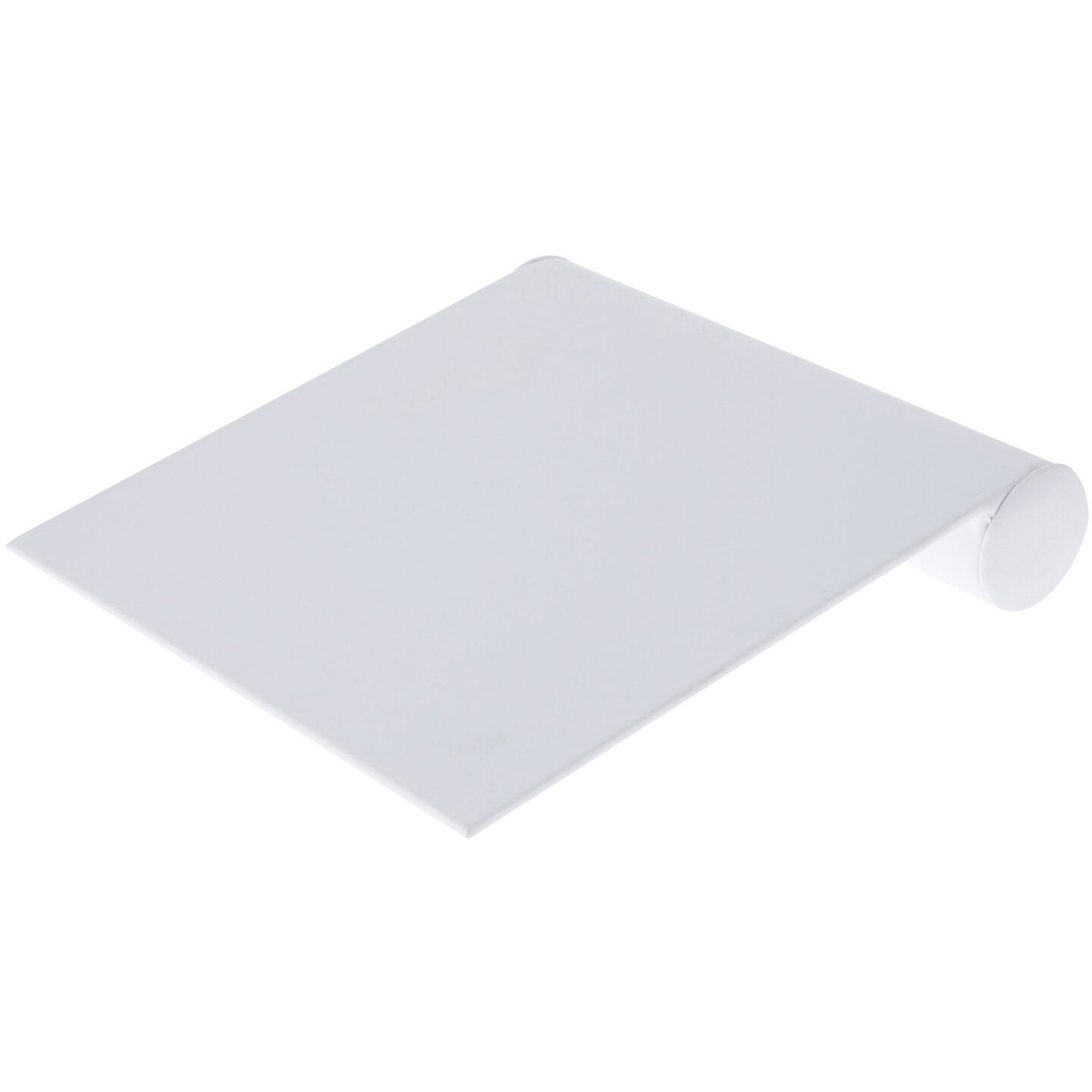 thumbnail image 2 of White Faux Leather Medium Contour Bracelet Display Stand – Jewelry Holder 2 of 6