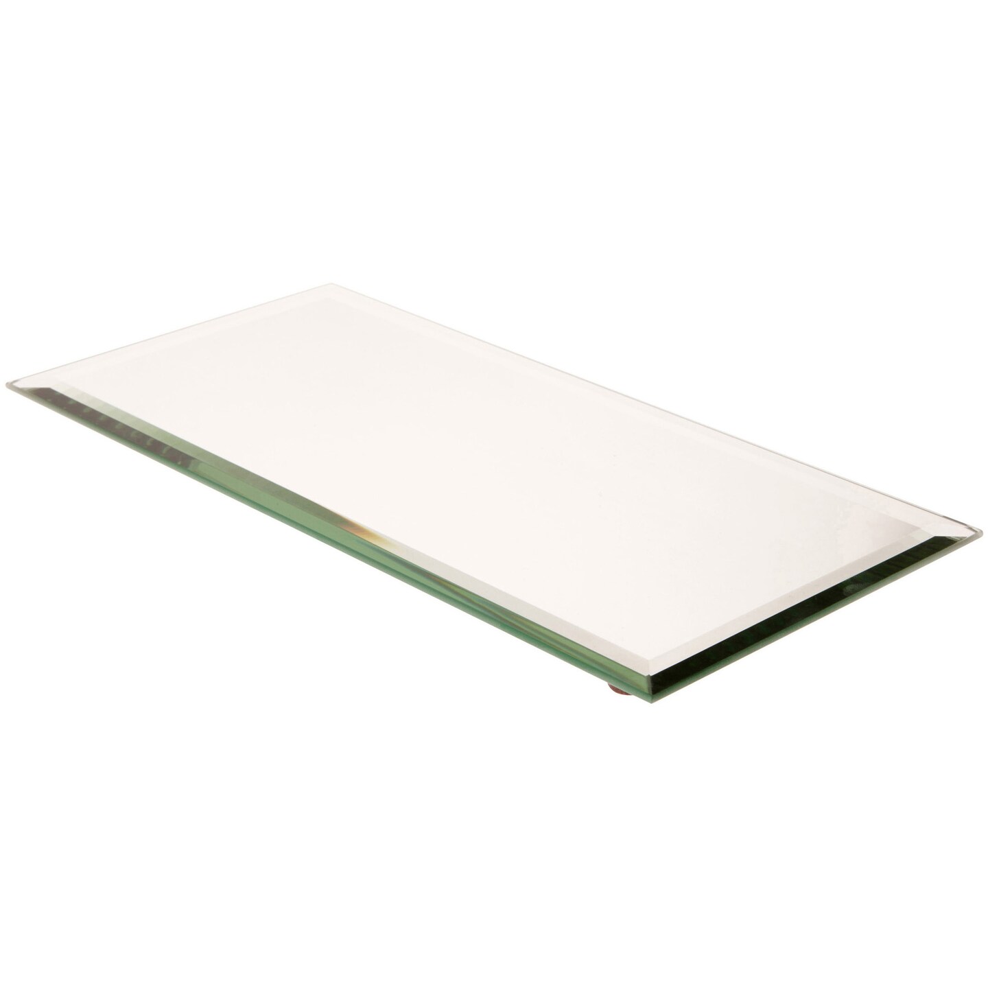 Plymor 6&#x22; x 12&#x22; Rectangle, 5mm Thick Beveled Glass Mirror