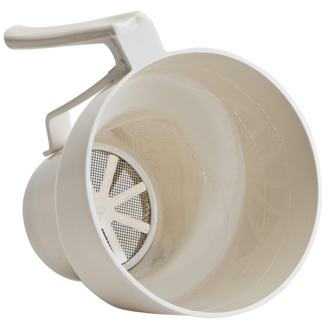Hutzler Super Sifter, 3-Cup Simple One-Handed Sugar &#x26; Flour Sifter with Stainless Steel Screen