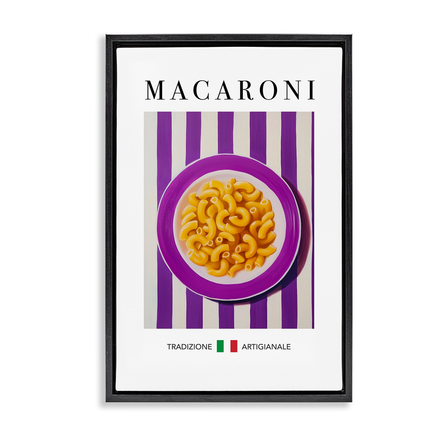 Stupell Industries Traditional Macaroni Pasta Floating Frame Design by Andreas Magnusson