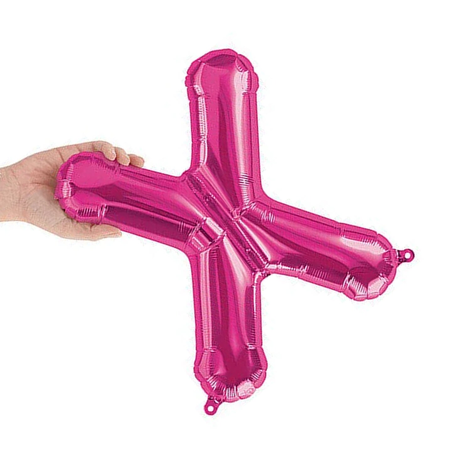 NorthStar Balloons&#xAE; 16 Inch Letter X Magenta Air Fill Only