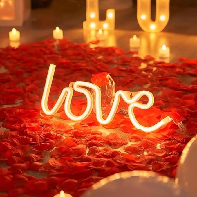 2200 PCS Artificial Fake Rose Petals for Wedding, Romantic Night for Her/Him Set, Engagement, Flower Decorations, Event, Party, in Bulk