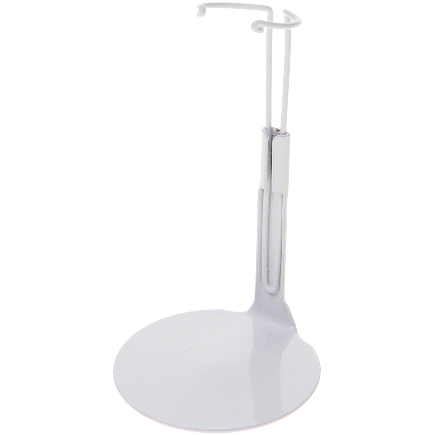 Kaiser 1101 White Adjustable Doll Stand, fits 5 to 6 inch Dolls, waist width adjusts from 0.75 to 1 inches