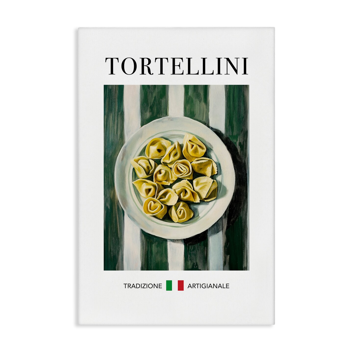 Stupell Industries Traditional Tortellini Pasta Canvas Design by Andreas Magnusson
