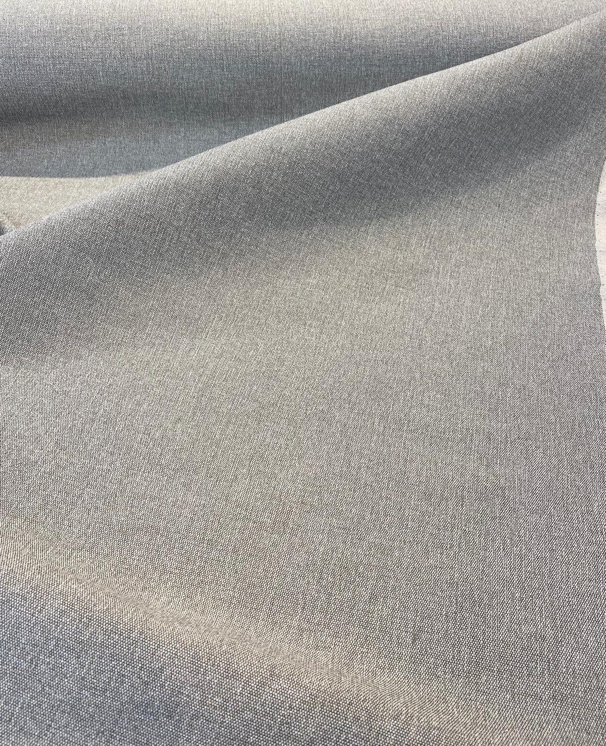 1 Yard Washable Canvas Gray Cloud Performance Upholstery Fabric 56 Inches Wide