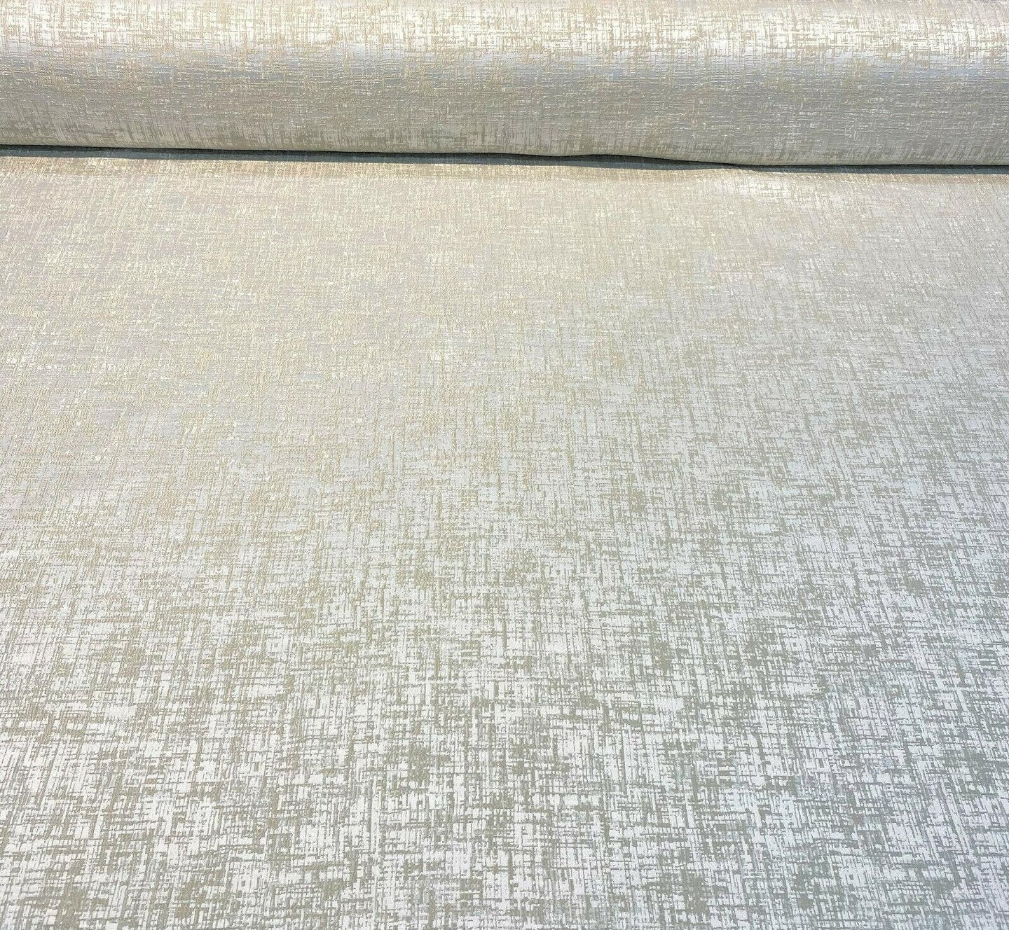 1 Yard Simba Off White Jacquard Brocade Designer Fabric 54 Inches Wide