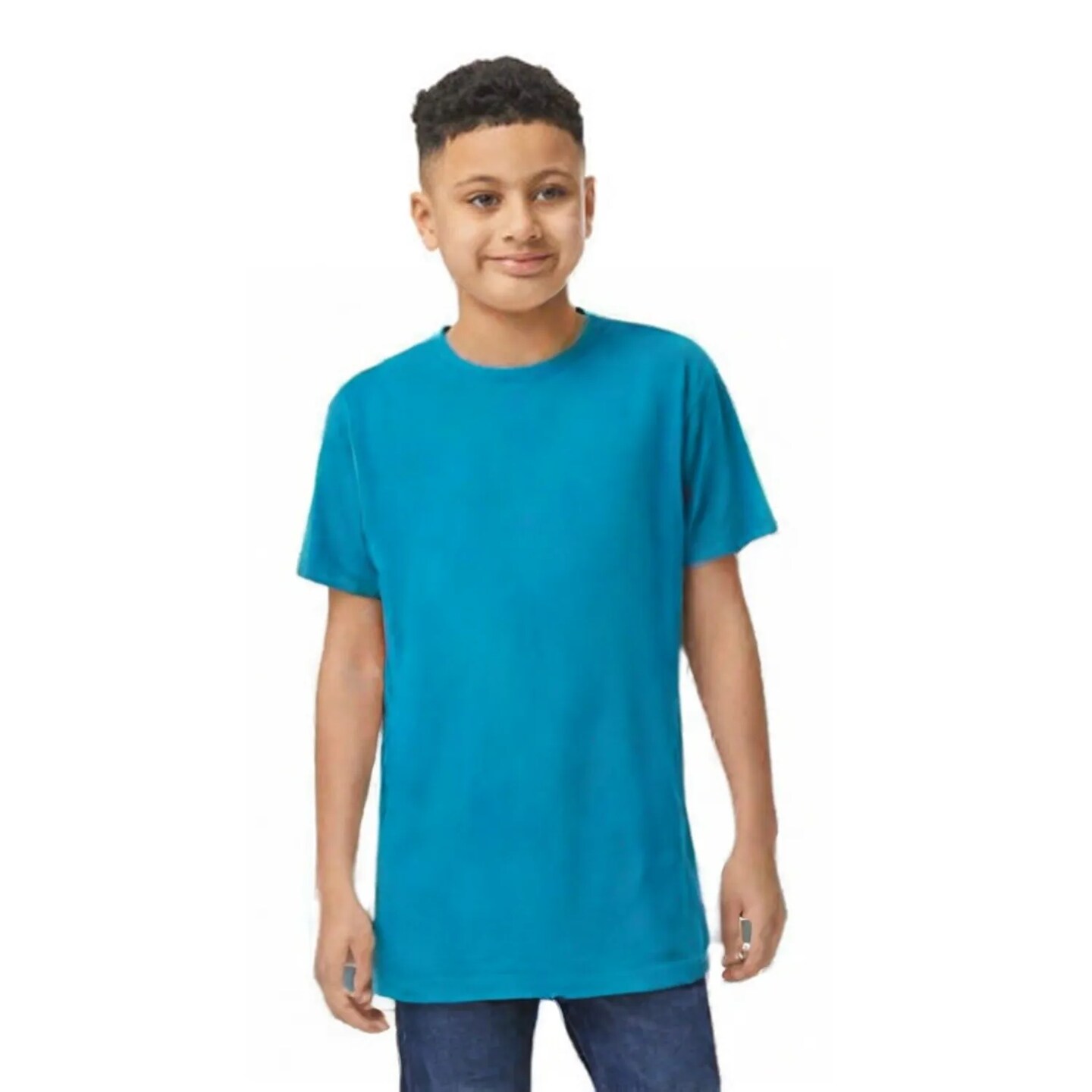Youth EcoSmart Crewneck T-Shirt for School, Sports & Summer Outfits