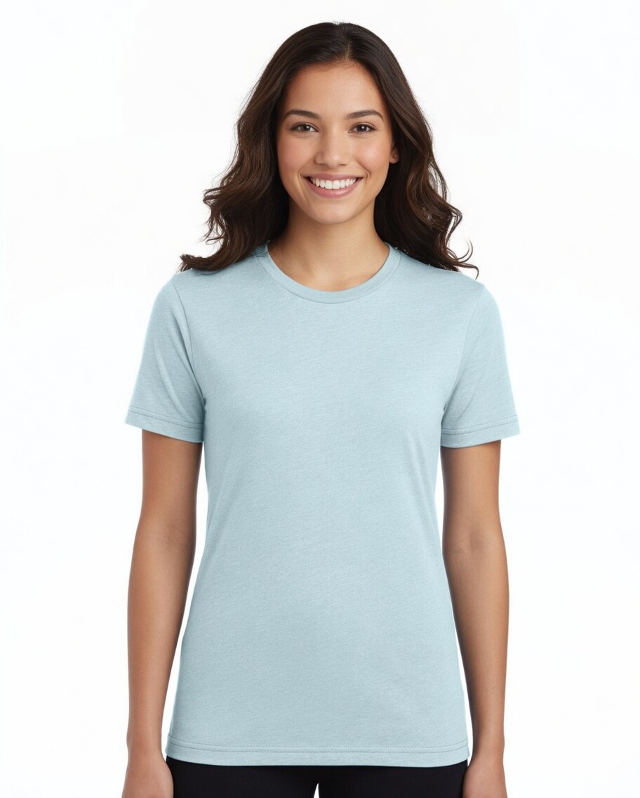 BELLA + CANVAS Short Sleeve CVC Jersey T-Shirt Unisex Fit Wear, Custom Printing Soft Cotton Blend Tee